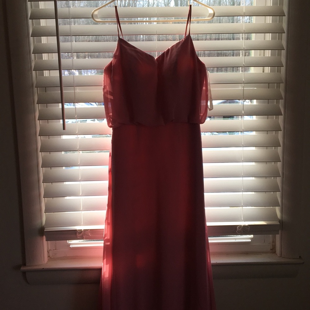 Pink bridesmaid dress